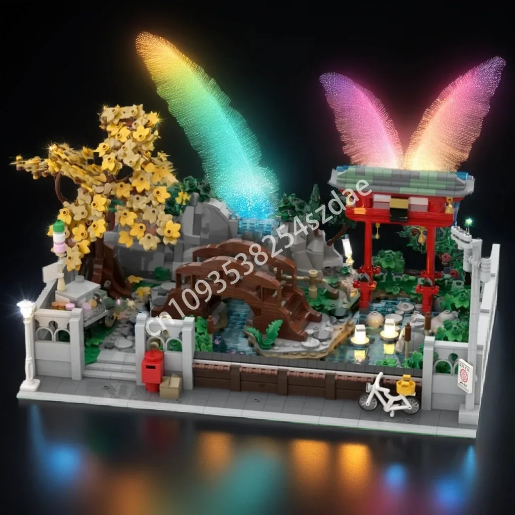 

2310pcs MOC Torii Gate Gardens Modular Buildings Building Blocks Educational Kids Birthday Christmas toy Gift