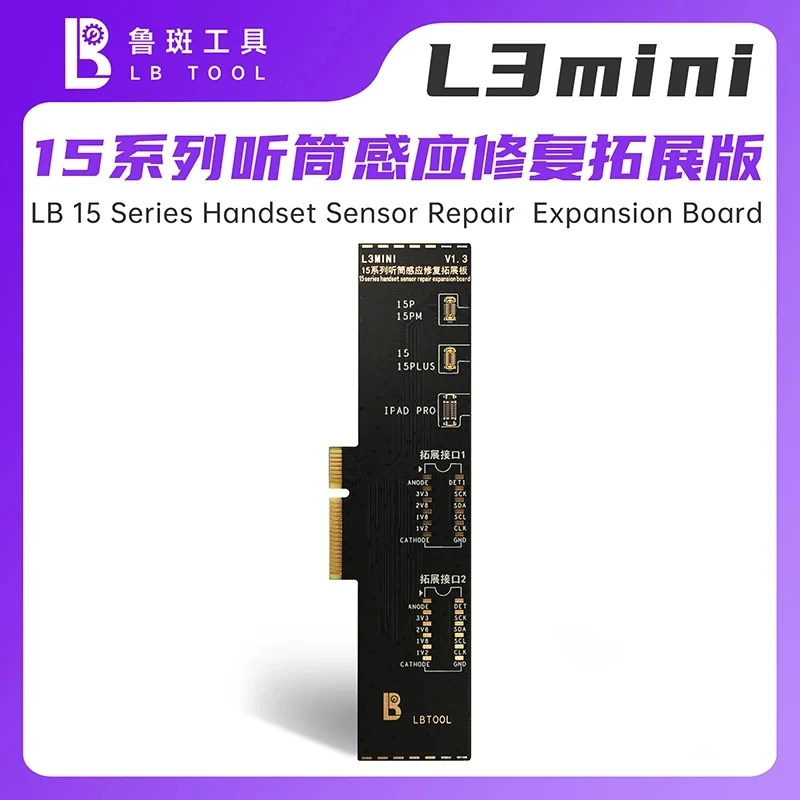 LuBan L3 MiNi Programmer for iPhone X-16 Pro Max True Tone Face ID Dot Projector Battery Data Reading and Writing Tool