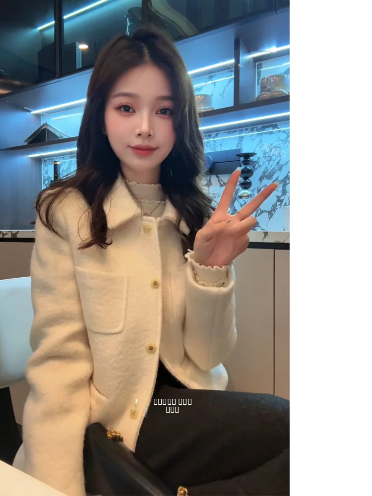 

Xuanxuanchen Women's Puffer Jaet Luxury Warmth Faionable Autumn Winter Coat White Du down Long Sve round Ne Button up