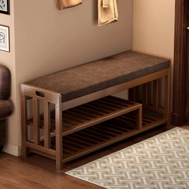 

Multi-functional Shoe change stool door Household entrance door can sit shoe cabinet integrated shoe stool