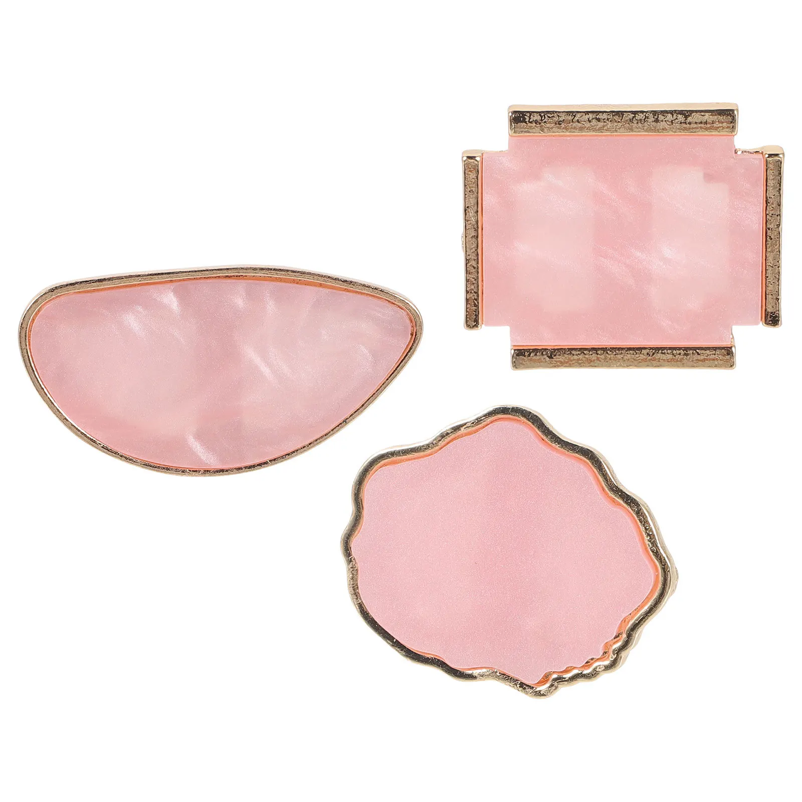 

3Pcs Nail Art Mixing Palette Marble Board Durable Thick Color Mixing Tray Nail Polish Display Manicure Tool Marble Pallet