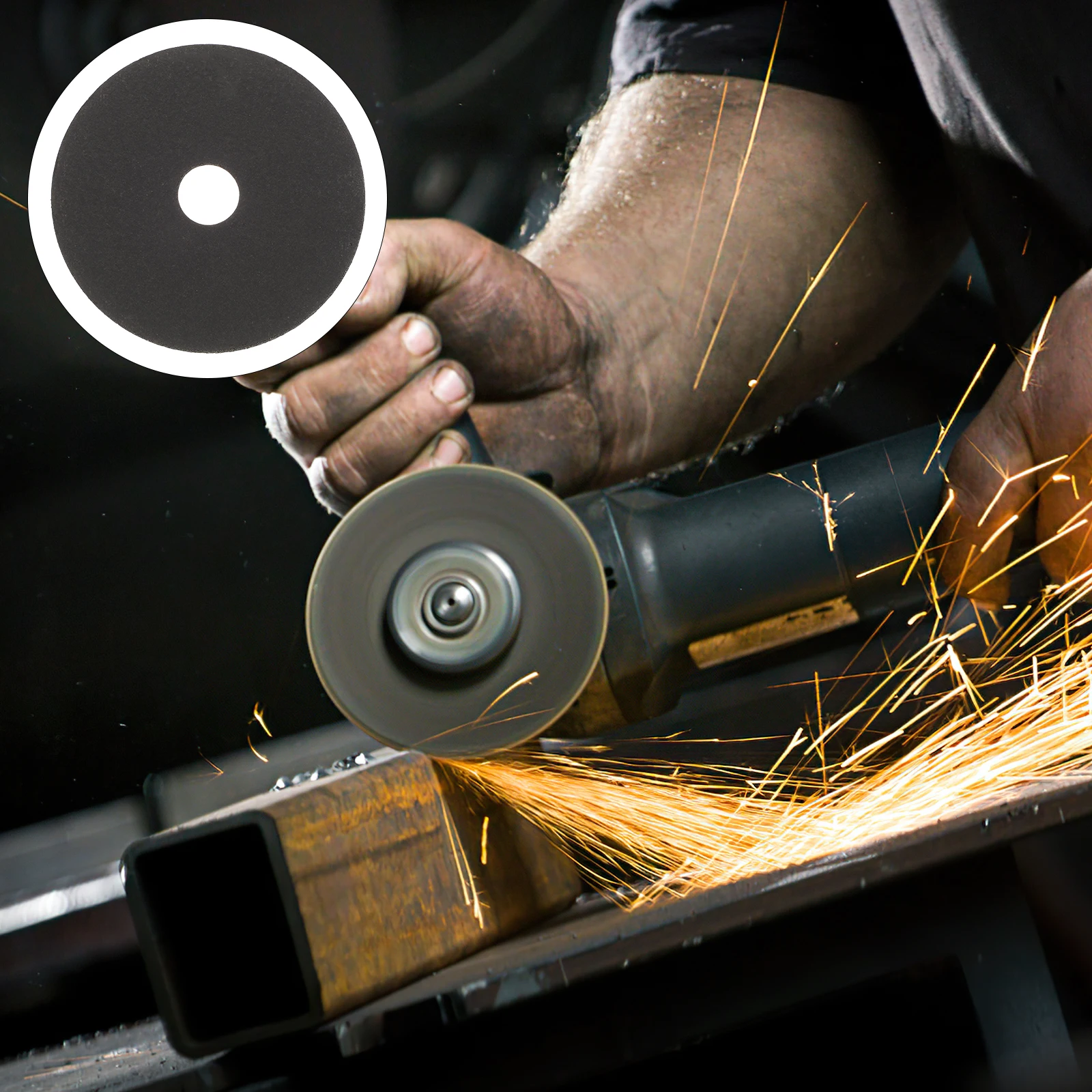 

50pcs Metal Wheel 4.5 Inch Resin Bonded Stainless Grinder Wheel Steel Disc for Grinders Long Service Life Low Noise