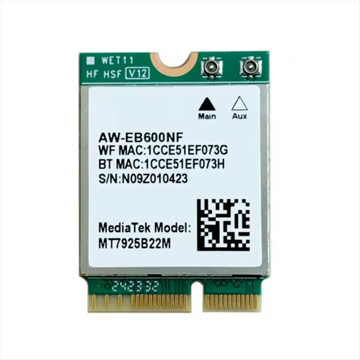A85P MTK7925 WiFi7 Tri Band Wireless Network Card WiFi Card 2.4G/5G/6Ghz Network Wireless Adapter for Win10/Win11