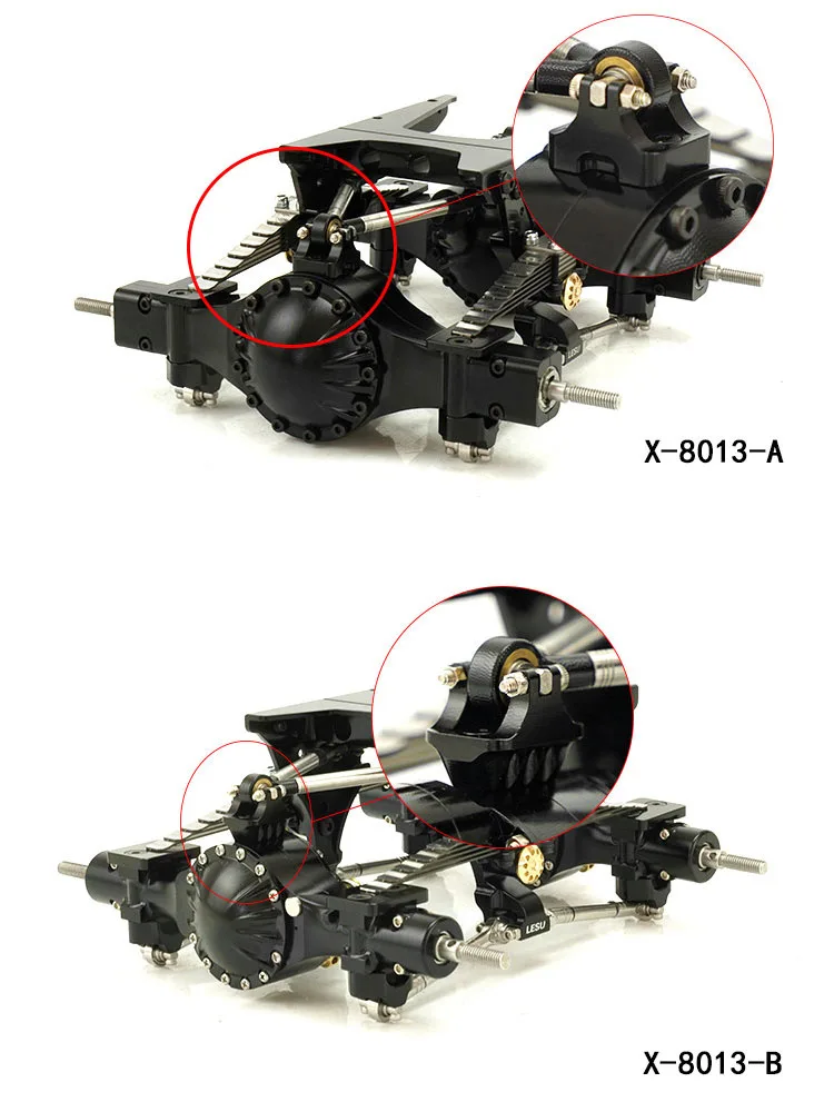 LESU Modell-Aufhängungseinheit für 1/14 Truck Tamiya Tape Head Original Rod X-8013 Truck DIY Zubehör Spielzeug – Detail 6