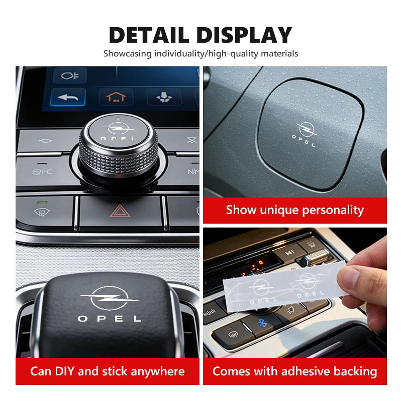 Car Interior Dekoration Stickers Badges Auto Styling For Opel Corsa D Astra G H J K F Mokka C Zafira B Vectra view 3
