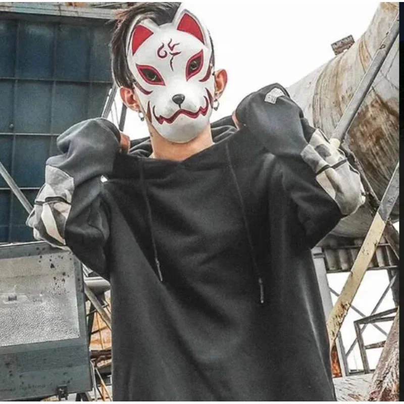 

Hatake Kakashi Cosplay Mask Japanese Private Fox Mask Hand-painted 2025