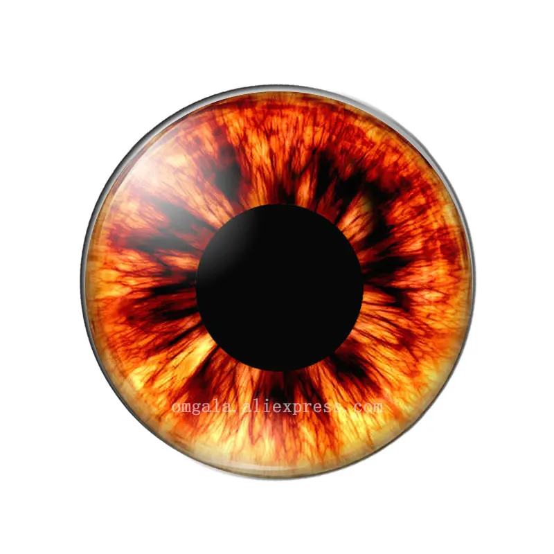 Glass eyes cabochons Round 8MM-30MM Round Dome Dragon Eye Dragon Cat Eye Toys DIY Jewelry Accessory MIX Pupil Eye Cameo