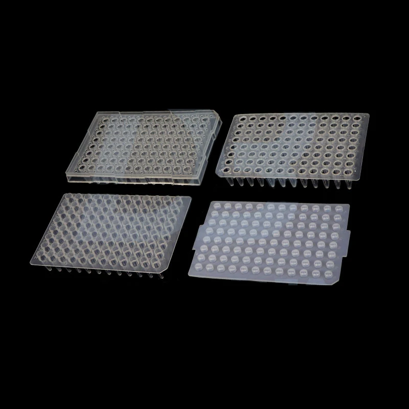 PCR Plate 96-well PCR Plate Silicone Seal Transparet PCR Tubes 0.2ml Non-sterile Sioicone Plate Buy Separately 10/PK