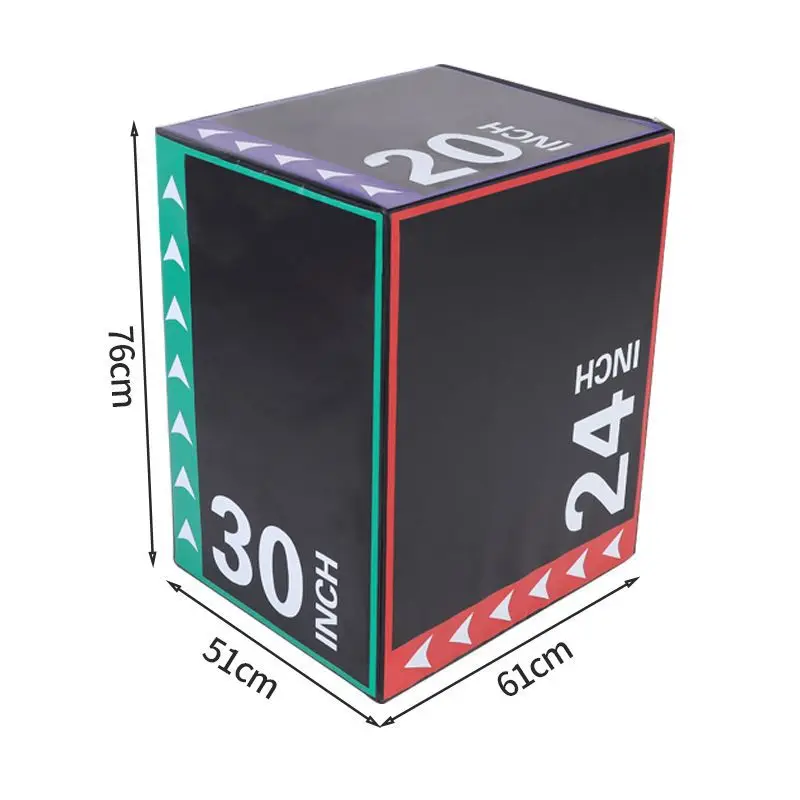 

3-in-1 Foam Plyometric Box 20 24 30 Inch Balance Exercise Jumping From the Best Plyo Boxes