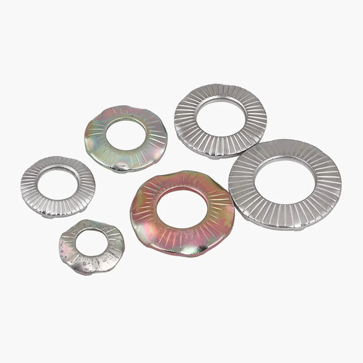 304 Stainless Steel Galvanized Grounding Washer/Anti Slip Locking Claw Pad Patterned Butterfly Shaped Gasket Din6795