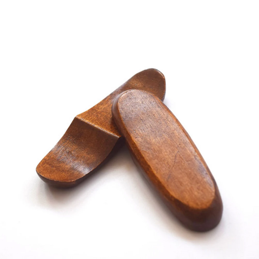 

2pcs Wooden Chopstick Holder Japanese Style 8.5x2.3cm Chopstick Rest Home Tableware Easy Clean Practical Use No Mold