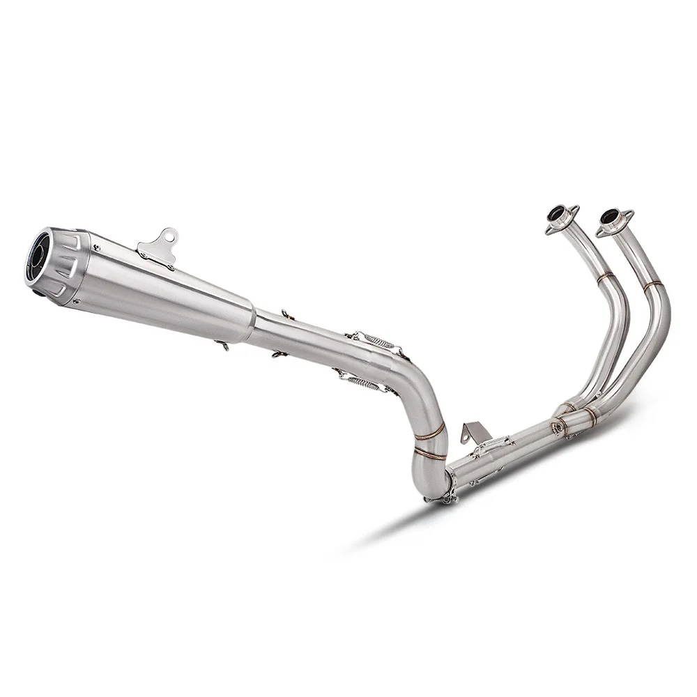 For Motorcycle TENERE700 T700S Full Exhaust High Position Front Middle Section Exhaust Pipe Tail Section Muffler