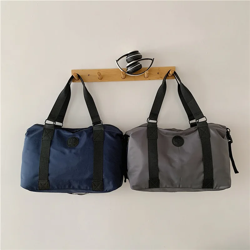 Bolsa de viagem portátil de grande capacidade, bolsa esportiva e fitness, armazenamento leve, bolsa de bagagem, um ombro, bolsa de viagem crossbody