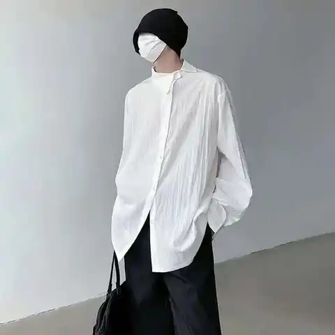 10 best sales asymmetriska herrskjortor - №3