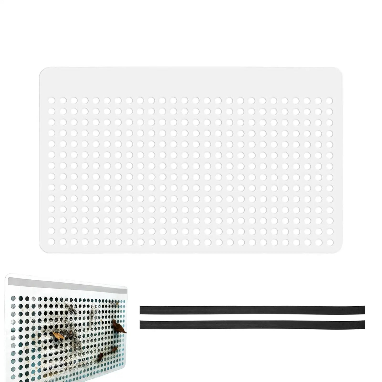 

Защитный экран для скиммера бассейна, предотвращающий засорение, простая установка, съемный, нержавеющий, для дома, спортзала, парка, отеля