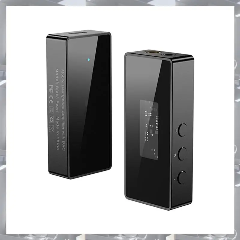 

Hot Selling-HIFI Digital Audio Converter Decoder 384Khz DAC Dual Chip Amplifier 3.5Mm+4.4Mm Headphone Adapter Mobile Phone Audio