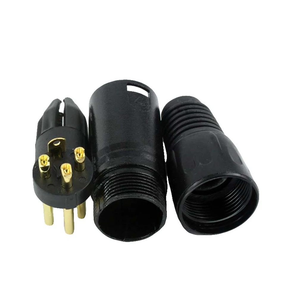 8PCS/lot Original FOR NEUTRIK connector 4pcs XLR Male Female Connector 3 Pin XLR Microphone Audio Connector Plug