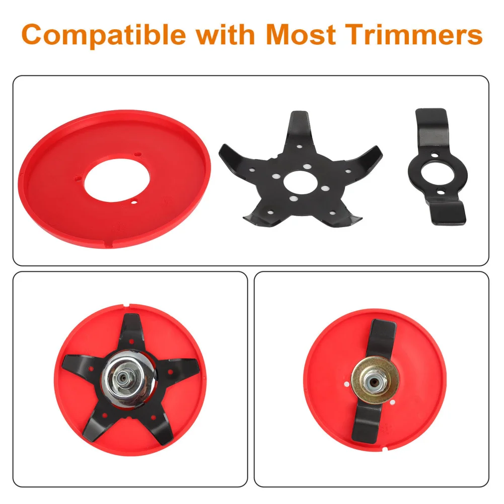 5.5 ''Trimmer per Weed Eater Weeder Plate Mower Grass Eater Cutter Blades Trimmer adatto per terreni irrigati a terra secca