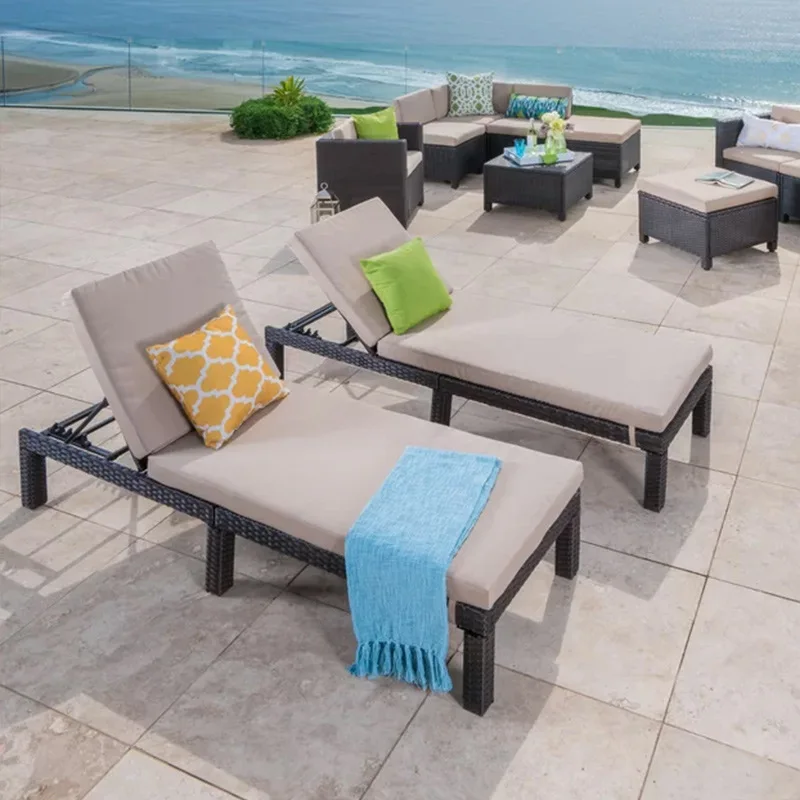 

Wholesale Mattress Chaise Beach Bed Chair Day Sun Loungers