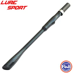 LureSport 3K woven Carbon Unibody 35cm Spin Reel Seat Step Grip Triangular Butt FUJI KDPS16 Rod Building component Repair DIY