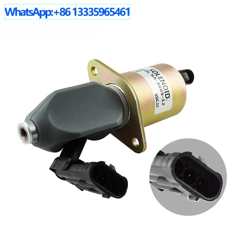 

Generator accessories, diesel generator shutdown solenoid valve, power-off valve with bracket SA-3665