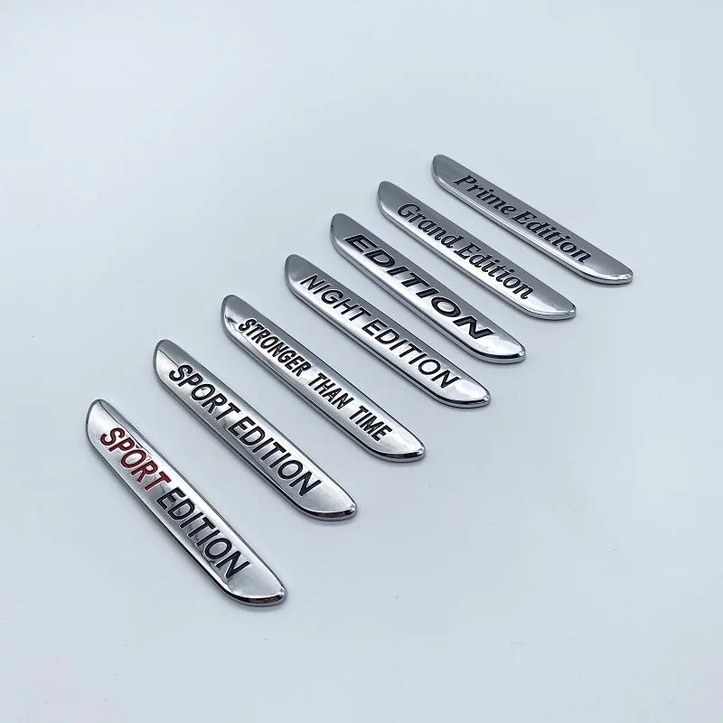 EDITION Night Edition SPORT EDITION C300 C200 GLA CLA Chrome Silver Badge Car Styling Logo stickers Emblem for Mercedes Benz AMG