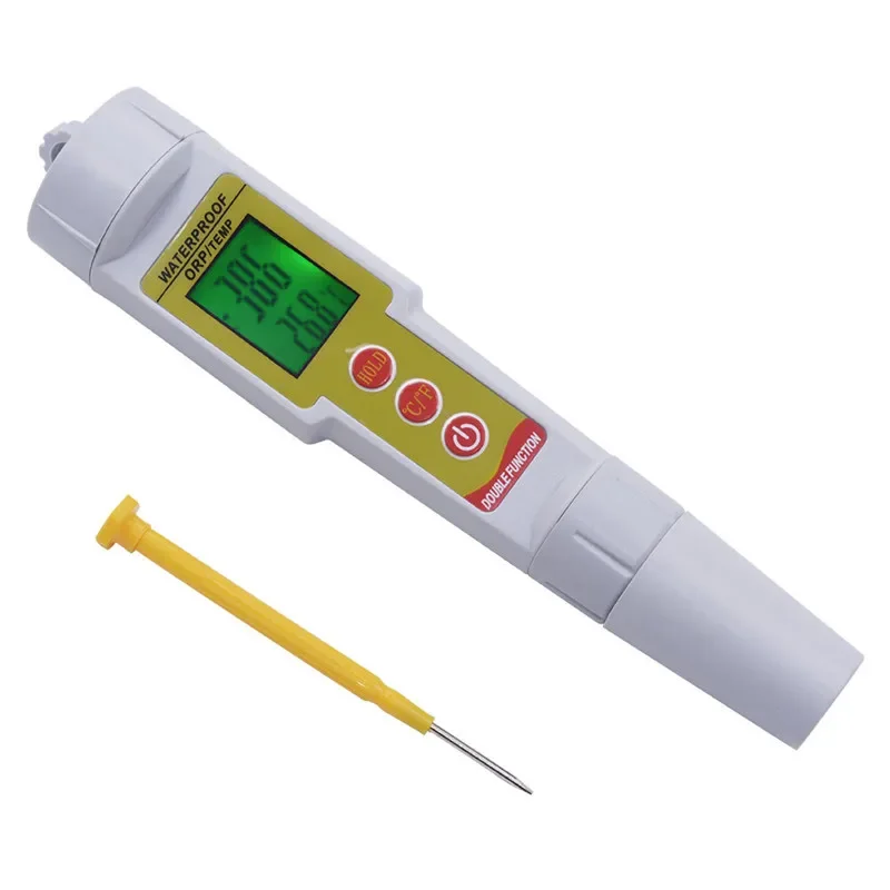 ORP-619 Pen-Type ORP/TEMP Meter Thermometer Oxidation Reduction Industry Experiment Analyzer Redox Meter Drink Water Analyser