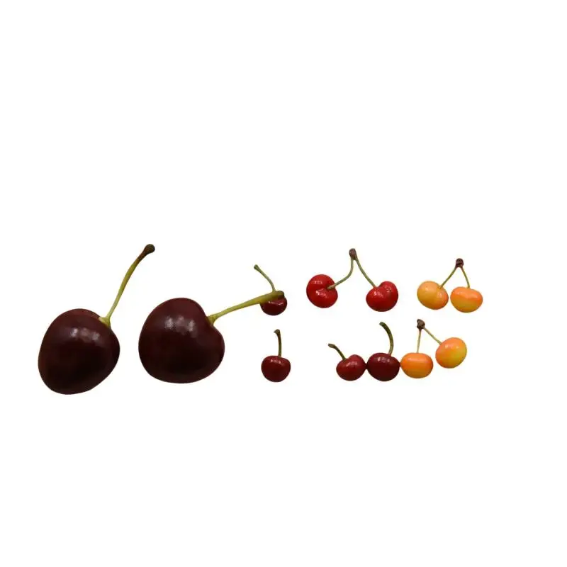 Mini-Kirsch-Silikonform DIY Miniatur-Frucht Ultraleichte Ton- und Harzproduktion Dreidimensionale Kirsch-Tonform – Detail 6
