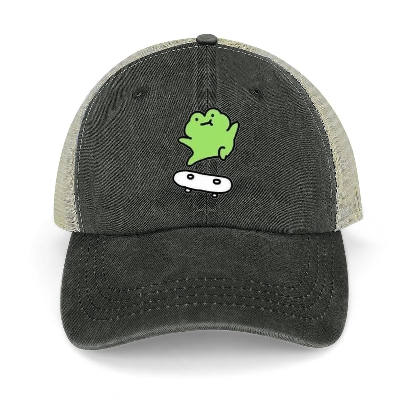 

Skateboarding Frog Baseball Cap hiking hat Custom Cap Luxury Man Hat Men Luxury Brand Women's