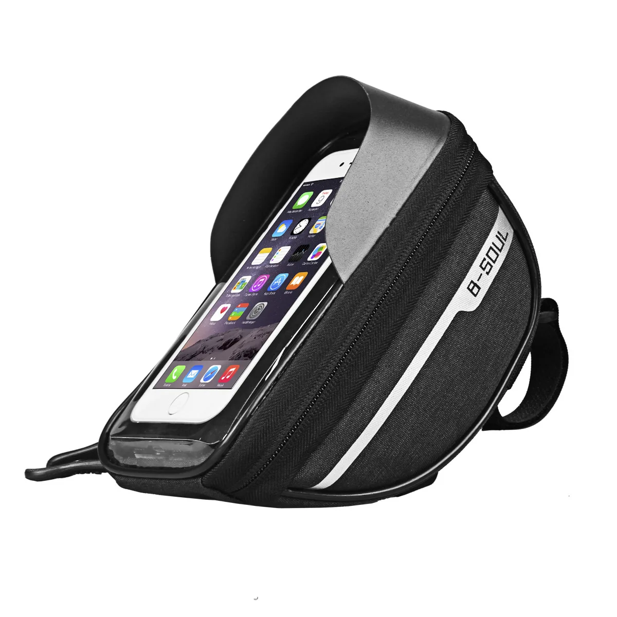 Fahrrad-Lenkertasche Wasserdichte Touchscreen-Handytasche Fahrrad-Vorderrahmentasche Rennrad-E-Bike-Tasche mit Sonnenschutz Fahrrad-Aufbewahrung – Detail 13