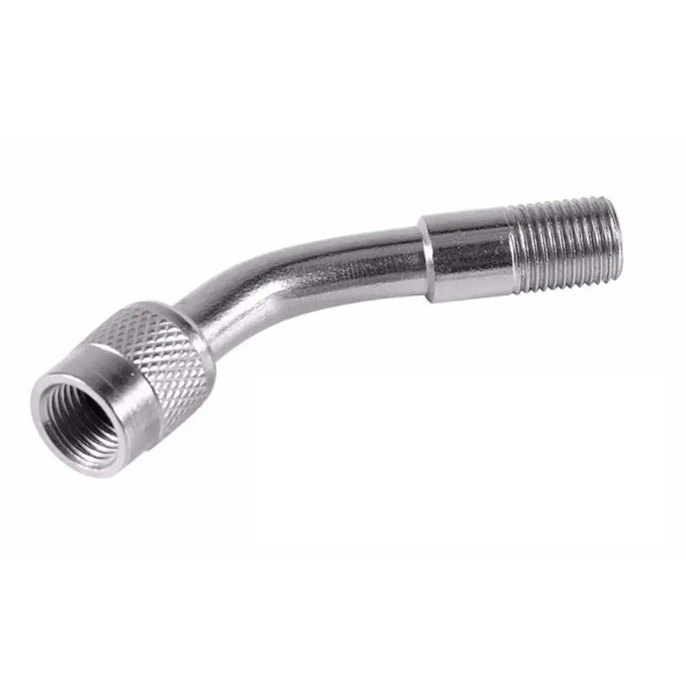 دراجة نارية 45 90 135 درجة زاوية عازمة صمام محول صمام التضخم ينبع أنبوب الإطارات صمام تمديد محول تمديد أنبوب #1