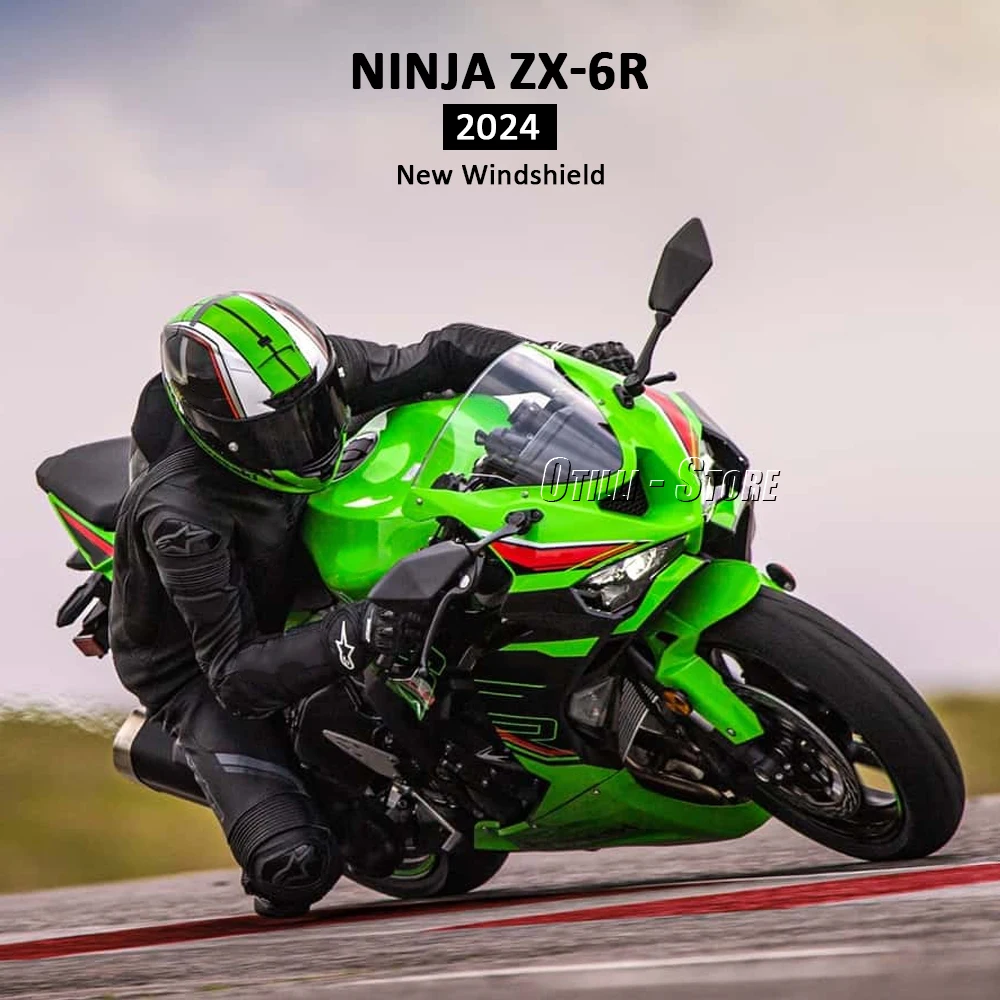 Motorcycle Accessories Windscreen Windshield Double Bubble For KAWASAKI Ninja ZX6R ZX 6R NINJA ZX-6R zx6r 2024