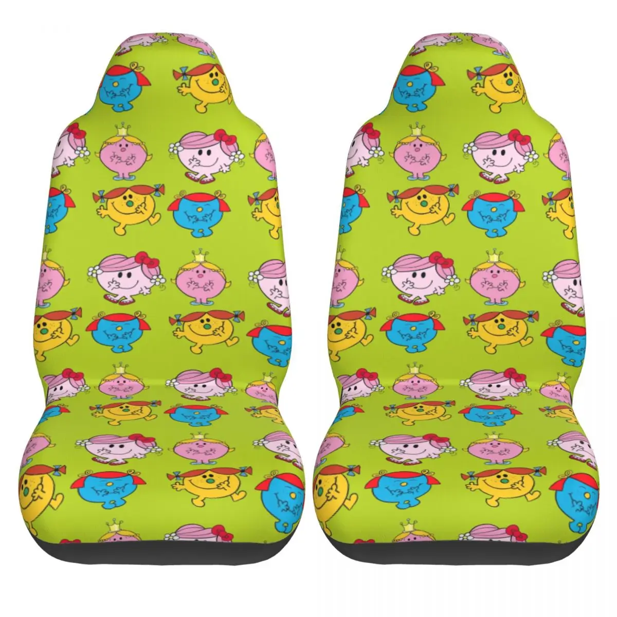 Little Miss Character Pack Universal Car Seat Cover Auto Interior For SUV Car Seat Covers Polyester Car Styling
