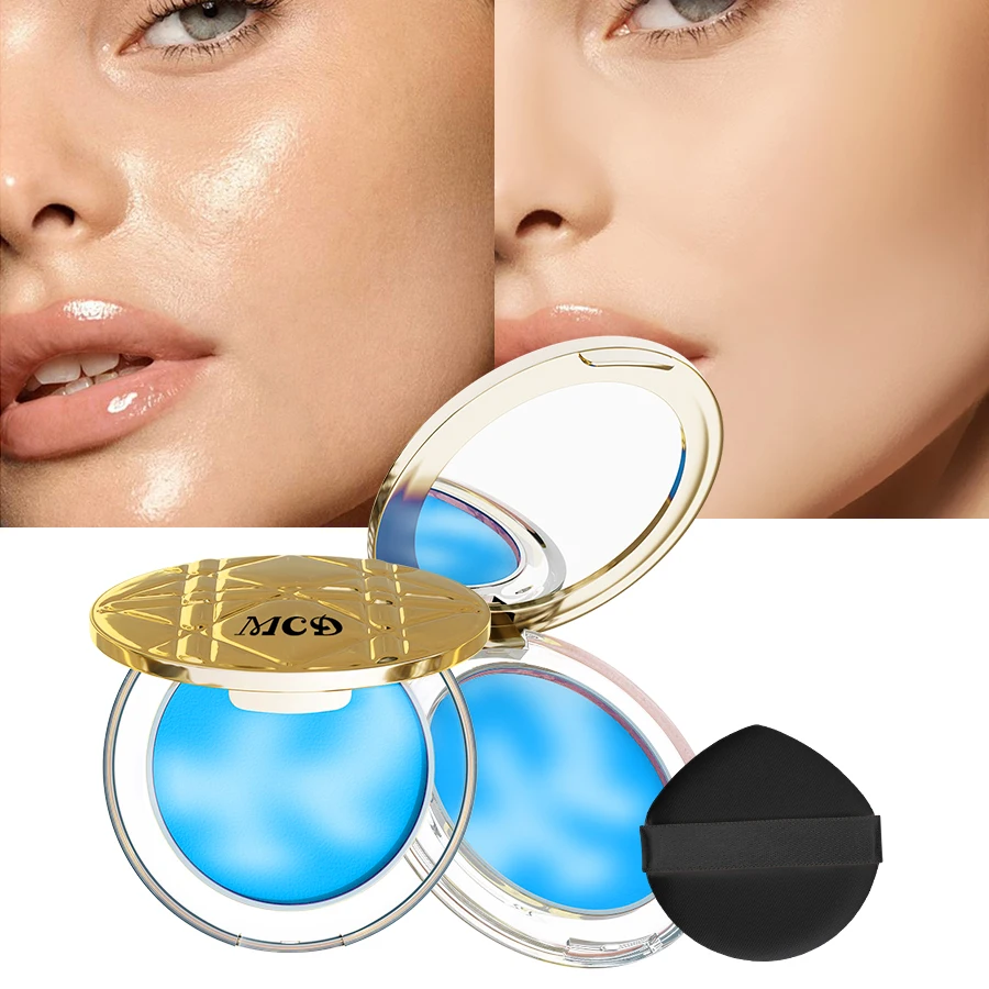 

5 color Finish Cream to Pressed Power Oil-controling Powder Korean Makeup Matte Full Coverage with Puff Long Lasting Gifts Cosm