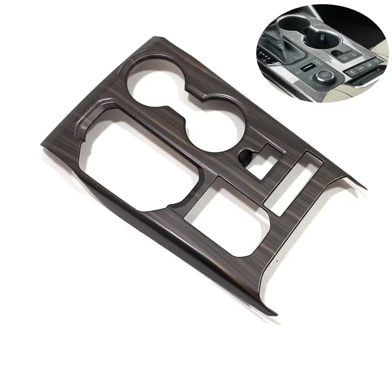 ABS ألياف الكربون مقبض ناقل حركة السيارة غطاء لوحة الإطار ملصق الكسوة اكسسوارات لتويوتا هايلاندر XLE 2020 20121 2022