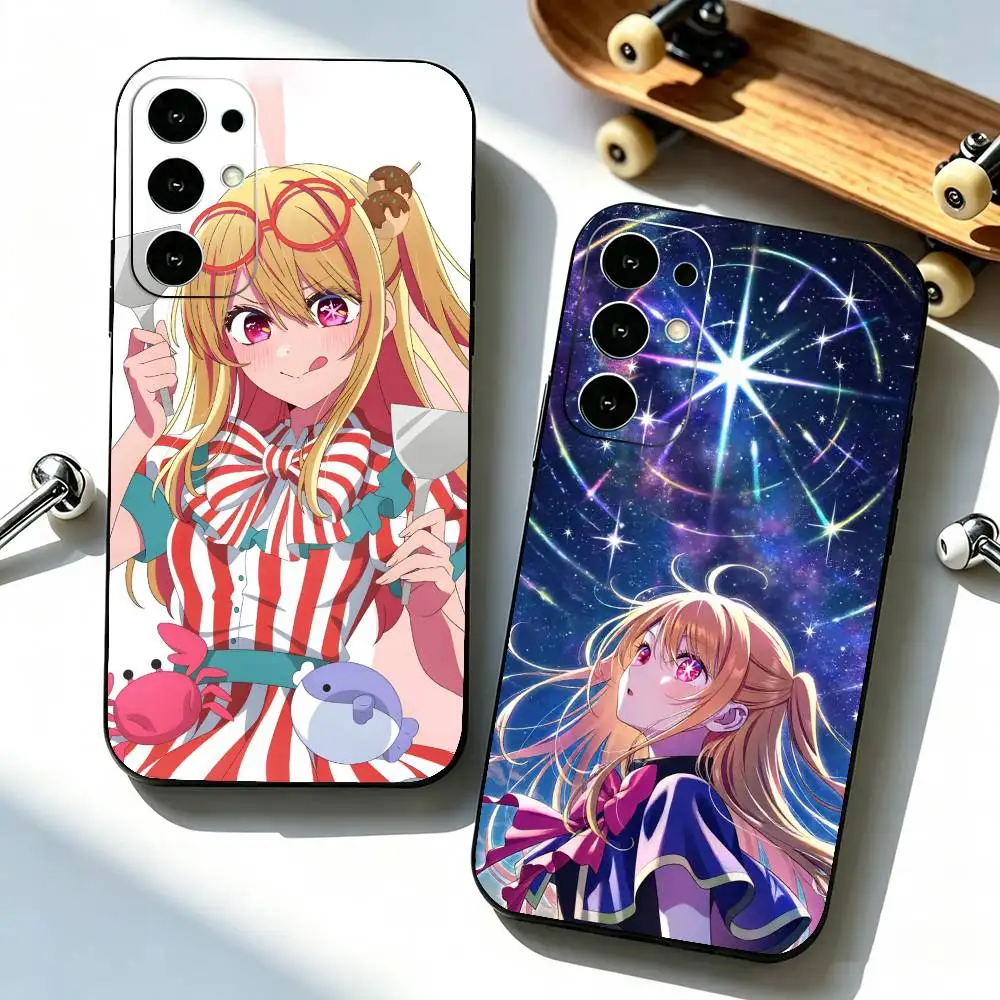 R-Ruby Hoshino-O  Phone Case For Samsung S25,S24,S21,S22,S23,S30,Ultra,S20,Plus,Fe,Lite,Note,10,Black Cover