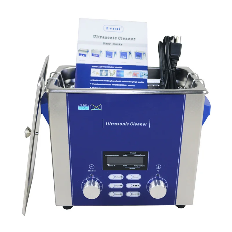 

Ультразвуковой очиститель 2,2 л с ЖК-дисплеем Sweep Degas с подогревом для стеклянных ювелирных часов или печатной платы