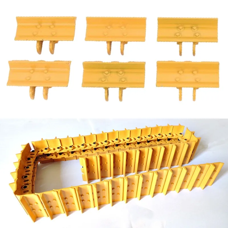 Remote Control Hydraulic Bulldozers Models Crawler Plates Simulation of Walking Tracks