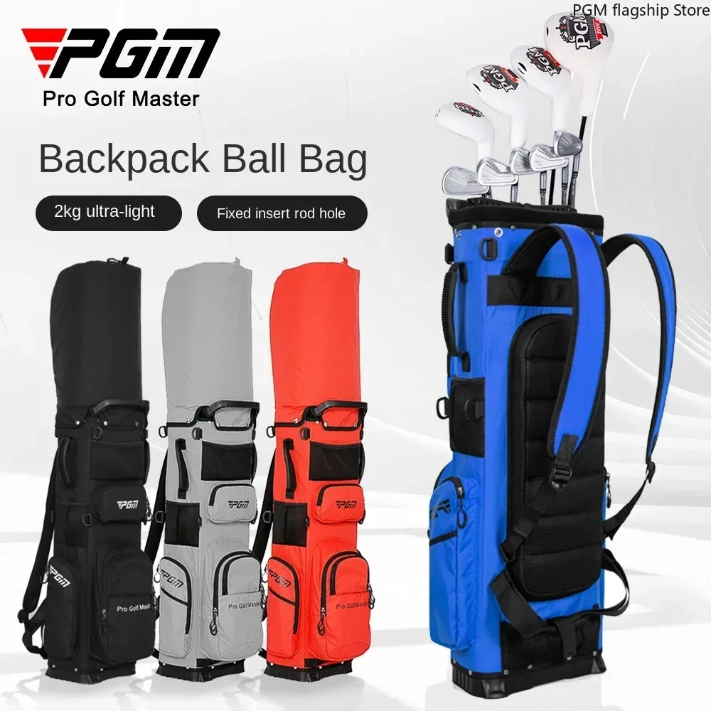 

PGM Golf Bag Backpack Club Bag 2kg Ultra-light and Portable Fixed Plug Port Waterproof Golf Bag QB144