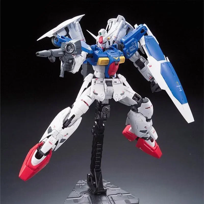 بانداي أنيمي RG 1/144 GUNDAM GP01-Fb حرق كامل جديد تقرير المحمول Gundam الجمعية البلاستيك أطقم منمذجة عمل اللعب أرقام هدية #5