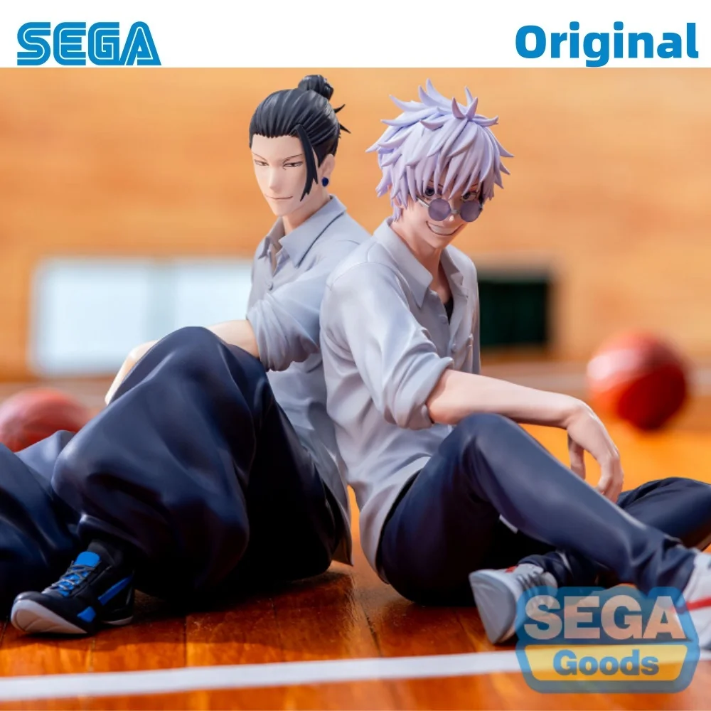 

SEGA Jujutsu Kaisen Anime Satoru Gojo & Geto Suguru Yumemirize Sitting Posture Action Figures Model Figurine Original Toys