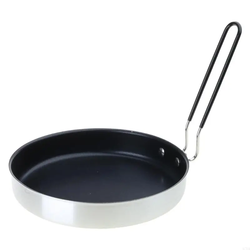 

Portable Frying Pans Nonstick Skillets Cookware Outdoor Cooking Pans with Storage Bag for Camping, Hiking, and Picnics