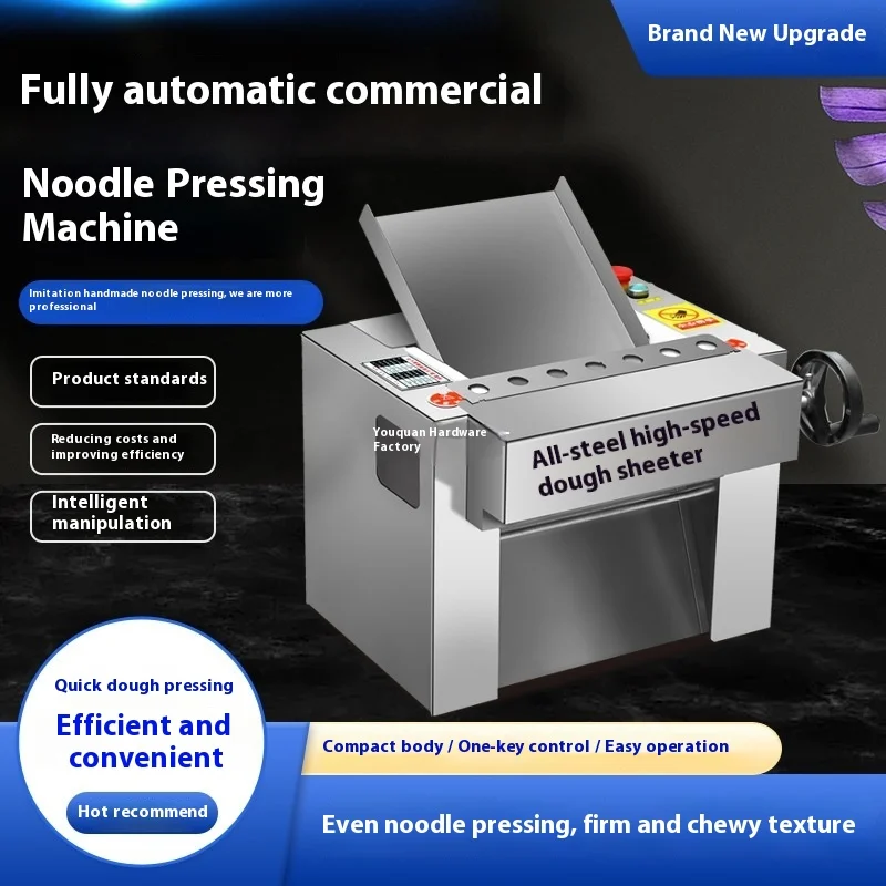 High-Speed Fully Automatic Commercial Dough Mixer Electric Desktop Noodle Rolling Machine for Steamed Buns Noodles