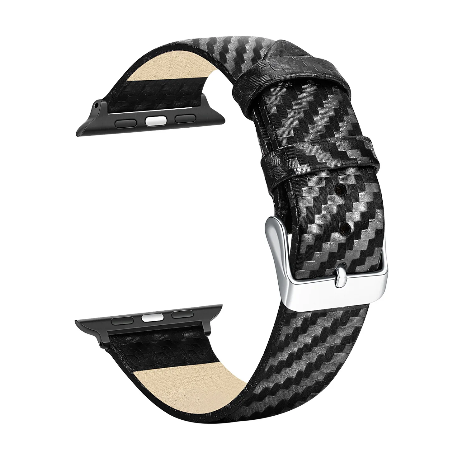 New Carbon Fibre Kevlar Watch Band for Apple iwatch8/7/6/5/4/3/SE Generation AppleWatch Band ➕ Case