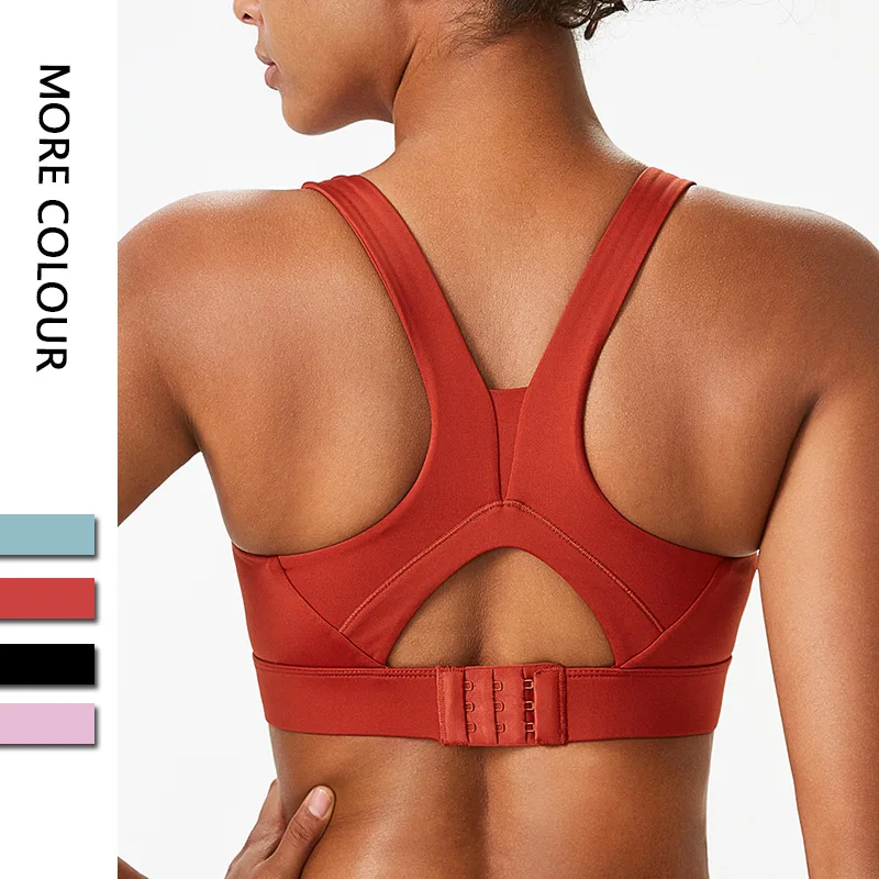 Sports Bra One-Piece Mold Cup Yoga Bra Adjustable Back Buckle Running Underwear Women Tops For Women Fashion Push Up Bra