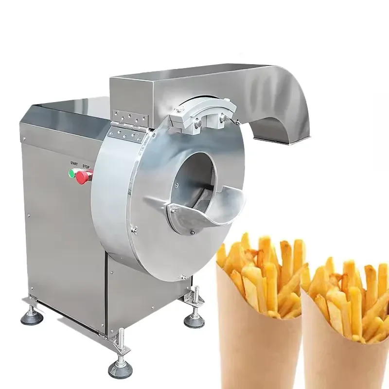 Automatic Electric Cassava Crisp Carrot Fries Sweet Potato Chips Cutting Machine Vegetable Slicer Cutter Kitchen Tool