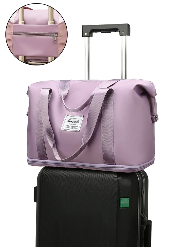 

Carry On Travel Duffle Bag Waterproof Sports Gym Tote Bags for Women Large Capacity Storage Luggage Handbag