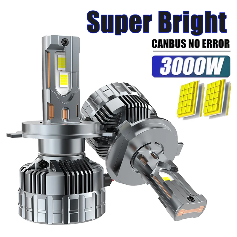

High Power H7 LED Headlight Bulbs Canbus Super Brigh H1 H4 H11 Led Fog Turbo Lamp Tube 6500K H8 H9 9005 9006 Fog Lamps Car Light