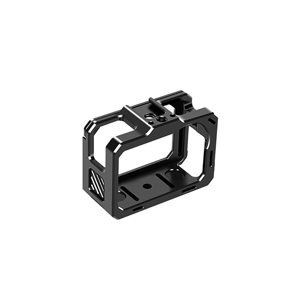 Schutzhülle aus Aluminiumlegierung für AKASO Brave8 Lite, schwarz, starkes Metall-Action-Kameragehäuse, Rahmenkäfig mit 1/4-Zoll-20-Schraubenloch – Detail 13
