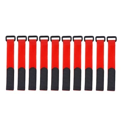 10pcs/set Velcro Tie Reusable Fishing Rod Tie Holder Strap Suspenders Fastener Hook Loop Cable Fishing Tackle Box Accessories